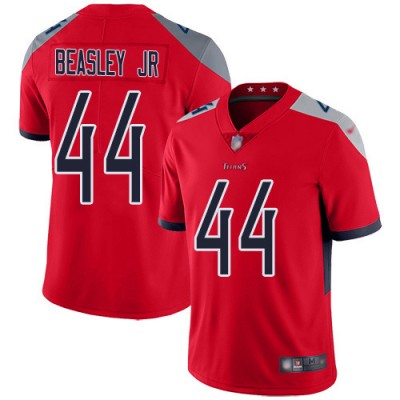 Nike Tennessee Titans #44 Vic Beasley Jr Red Men's Stitched NFL Limited Inverted Legend Jersey Men's
